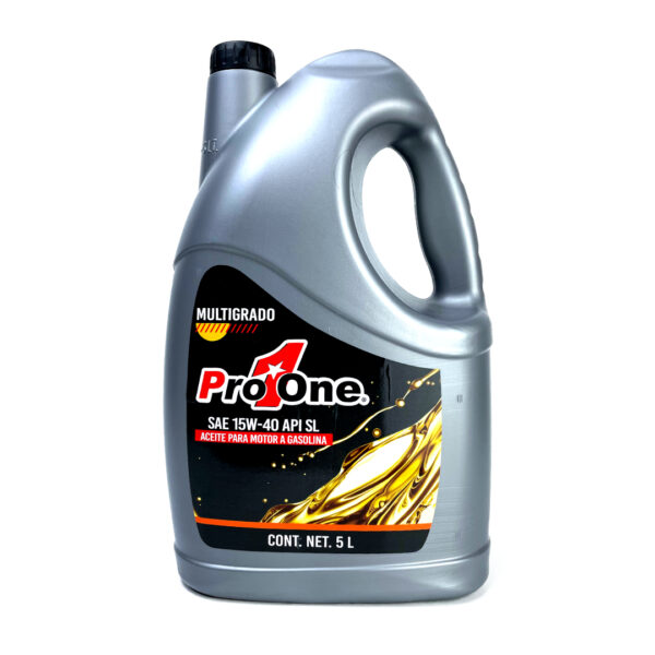 PROONE Aceite de Motor Multigrado 15w40 API SL de 5L